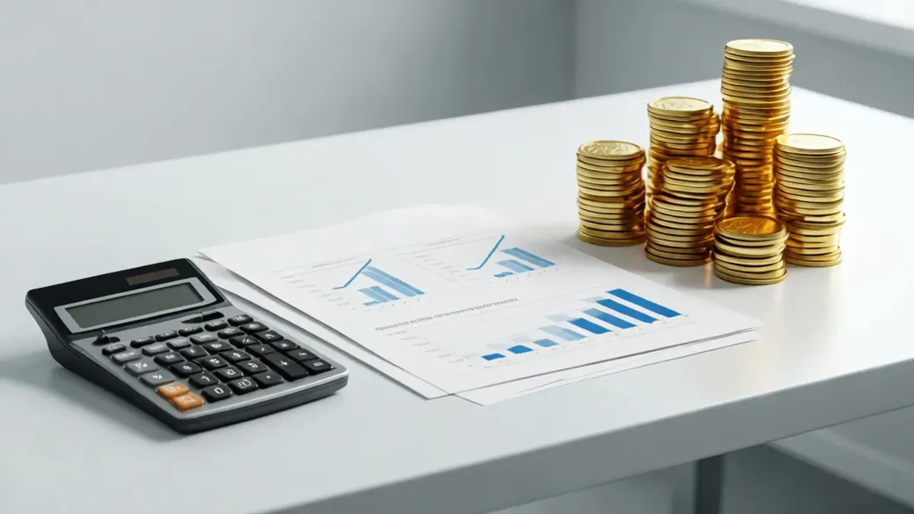 10100 brutto ile to netto? Praktyczne wyliczenia i dane na 2026 rok Wykres finansowy przedstawiający zestawienie 10100 brutto ile to netto na ekranie tabletu w nowoczesnym biurze.