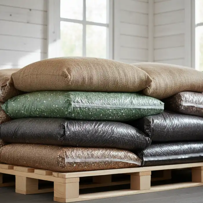 50 l ziemi ile to kg? Przelicznik: ile waży 50 litrów ziemi 50l Worki z ziemią ogrodową na wadze, ilustrujące temat 50 l ziemi ile to kg w praktyce.