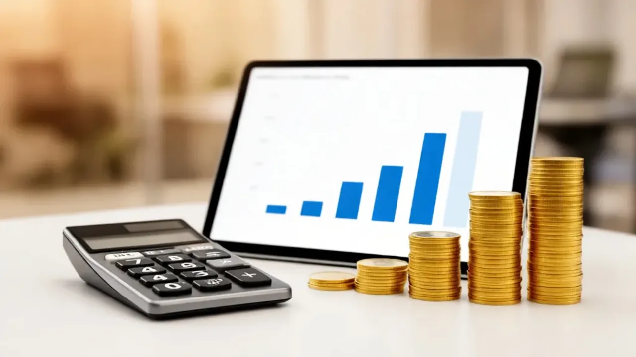 8 500 brutto ile to netto? Praktyczny przewodnik po formach umowy 2026 Kalkulator wyświetlający wynagrodzenie netto dla zapytania 8 500 brutto ile to netto na tle dokumentów finansowych.