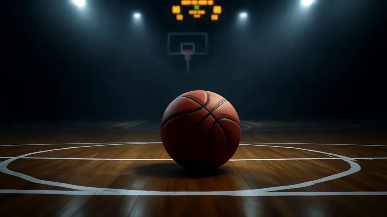 Czy w koszykówce może być remis? Podstawowe zasady, dogrywka i mecz Tablica wyników na hali sportowej w meczu, w którym padło pytanie czy w koszykówce może być remis.