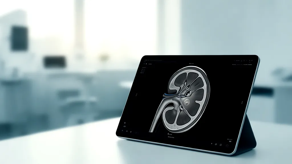 Jak szybko rośnie torbiel nerki? Fakty, diagnostyka i leczenie Obrazowanie diagnostyczne nerek na tablecie lekarskim wyjaśniające, jak szybko rośnie torbiel nerki.
